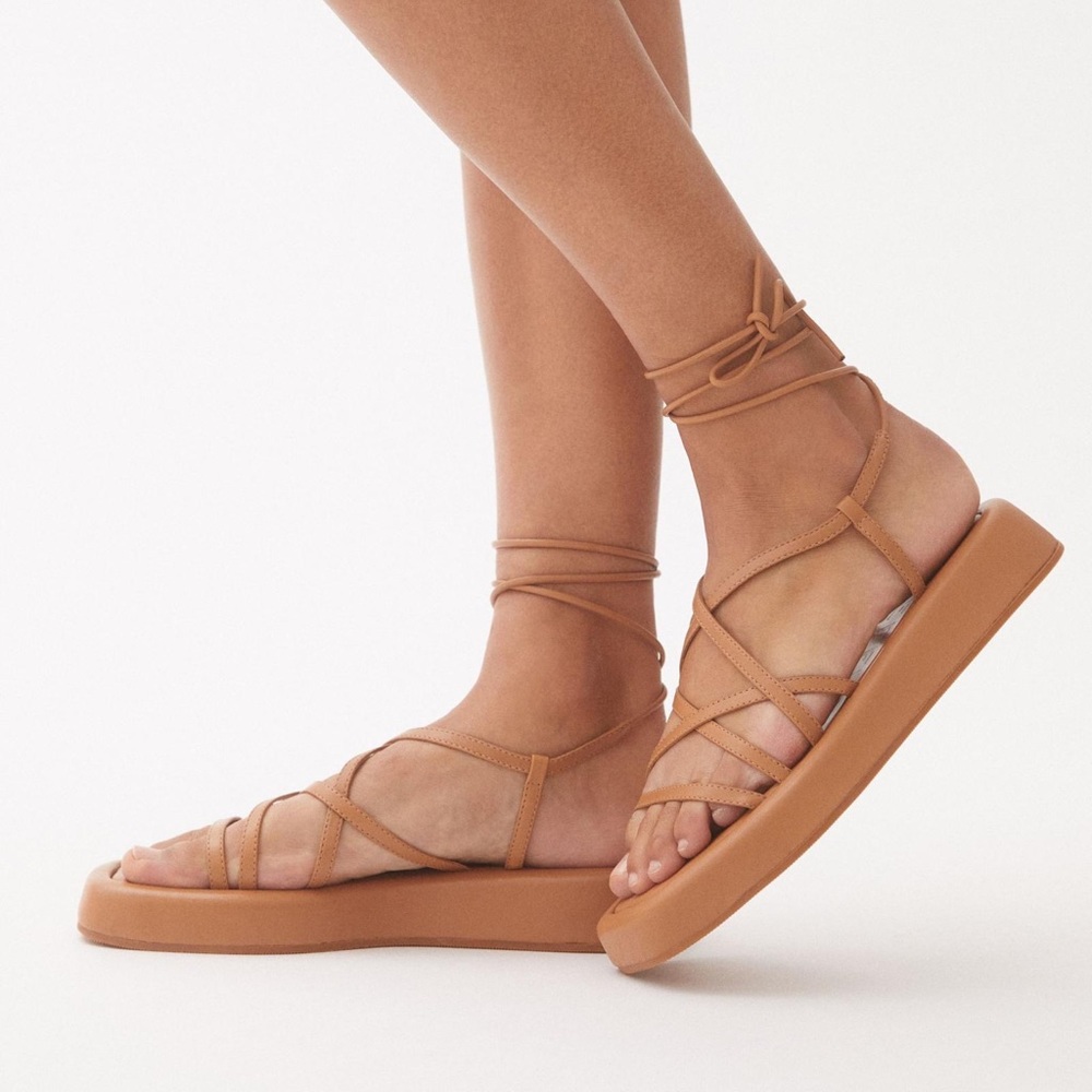 NWOT Loeffler Randall Beau Platform Sandals